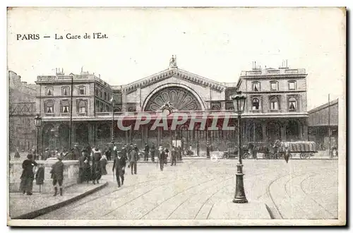 Cartes postales Paris Gare de l&#39Est