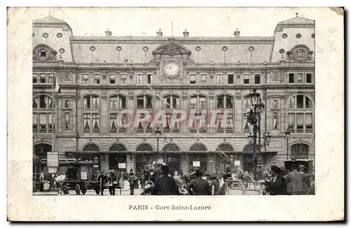 Cartes postales Paris Gare Saint Lazare