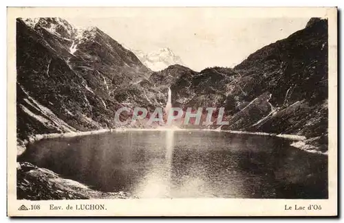 Cartes postales Environs de Luchon Le lac d&#39Oo