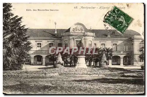 Cartes postales Montpellier Hopital