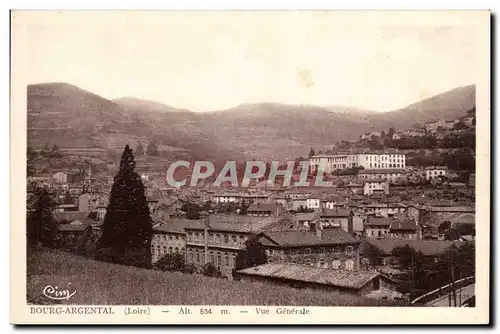 Cartes postales Bourg Argental Vue generale