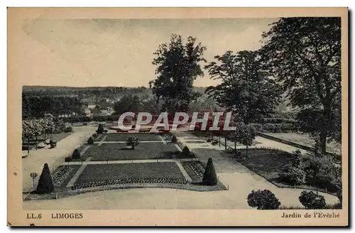 Cartes postales Limoges Jardin de l&#39eveche