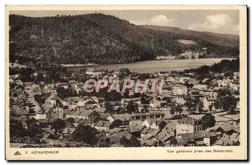 Cartes postales Gerardmer Vue generale prise des Gouttridos