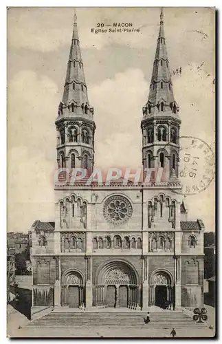 Ansichtskarte AK Macon Eglise Saint Pierre