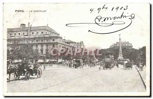 Paris Cartes postales Le Chatelet