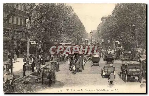 Paris Cartes postales Le boulevard Saint Denis