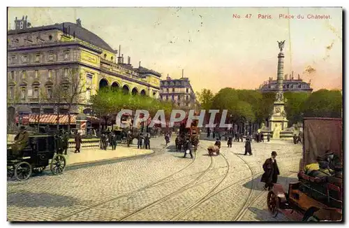 Paris Cartes postales Place du Chatelet