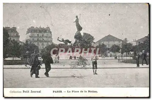 Paris Ansichtskarte AK la place de la Nation