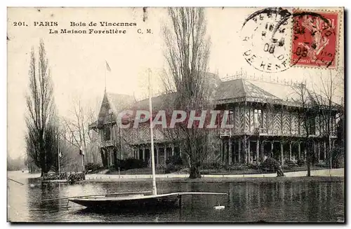 Paris Cartes postales Bois de Vincennes La maison forestiere