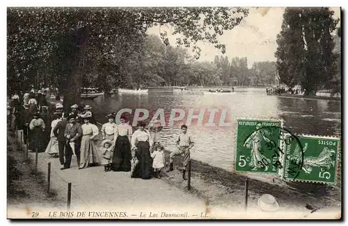 Paris Ansichtskarte AK Bois de Vincennes Le lac Daumesnil