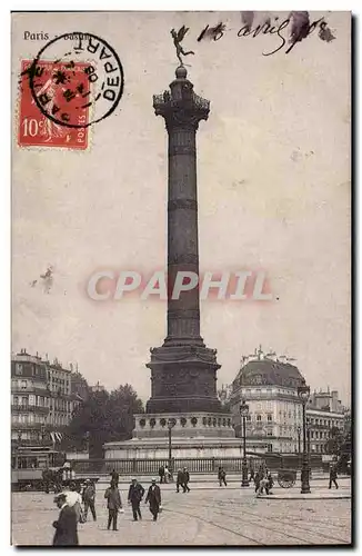 Paris Cartes postales La place de la Bastille