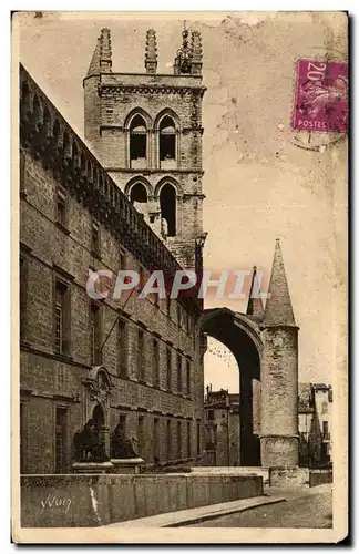 Cartes postales Montpellier La faculte de Medecine et la cathedrale St Pierre