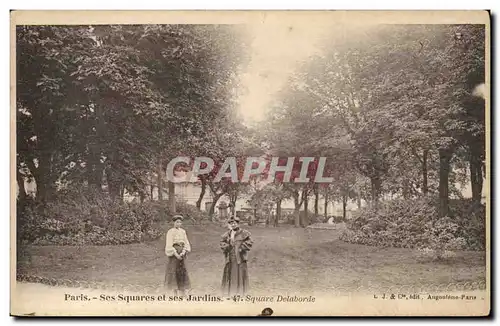 Paris Cartes postales Ses squares et ses jardins Square Delaborde