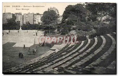 Paris Ansichtskarte AK Arenes romaines Rue Monge