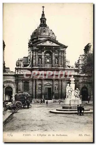 Paris Cartes postales L&#39Eglise de la Sorbonne