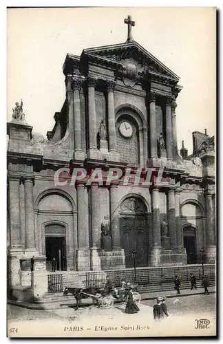 Paris Ansichtskarte AK Eglise Saint Roch