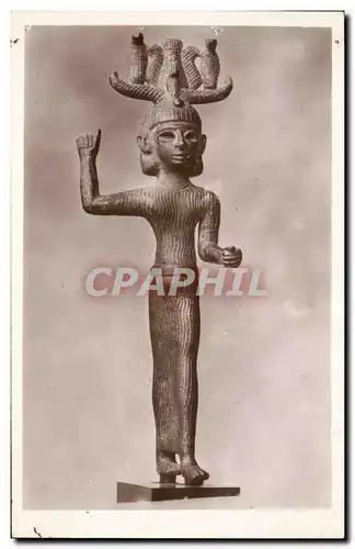 Cartes postales Louvre Paris Bronze phenicien de style egyptisant provenant de Fagra