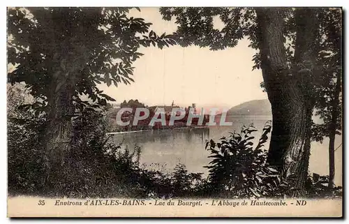 Cartes postales Environs d&#39Aix les Bains Lac du Bourget Abbaye de Hautecombe