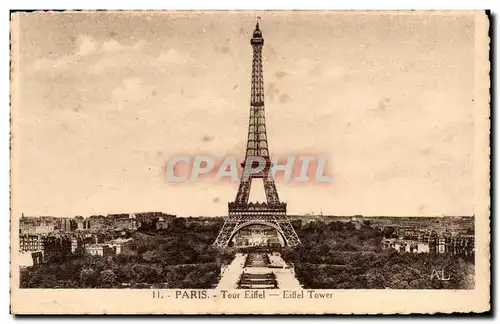 Cartes postales Tour Eiffel