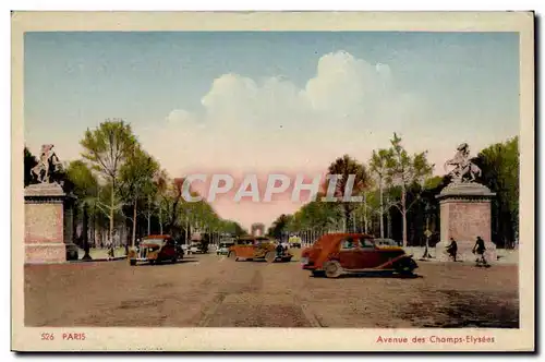 Paris Cartes postales Avenue des Champs Elysees