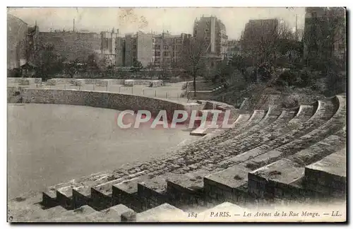 Paris Cartes postales Les arenes de la rue Monge