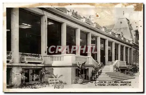 Cartes postales moderne Luchon le casino municipal L'entree