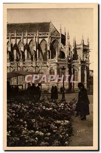 Cartes postales Caen Marche aux fleurs place Saint Pierre