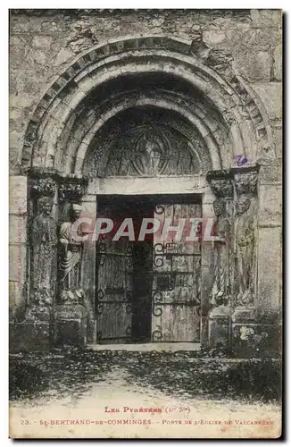 Ansichtskarte AK Saint Bertrand de Comminges Porte de l&#39eglise de Valcabrere