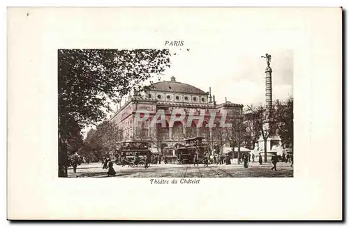 Paris Ansichtskarte AK Theatre du Chatelet