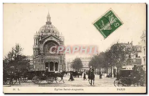 Paris Cartes postales Eglise Saint Augustin