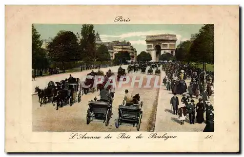 Paris Cartes postales Avenue du Bois de Boulogne