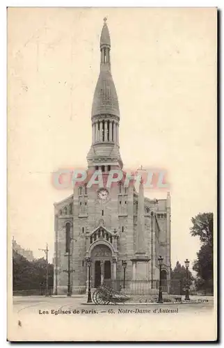 Paris Cartes postales Notre Dame d&#39Auteuil