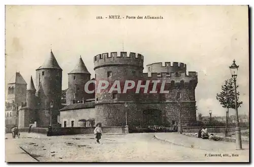 Metz Cartes postales Porte des Allemands