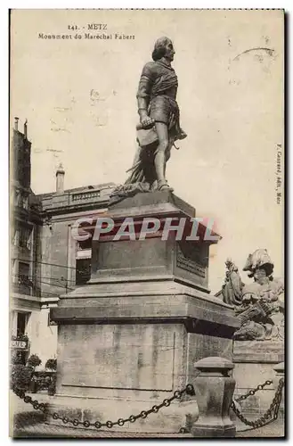 Metz Ansichtskarte AK Monument du marechal Fabert