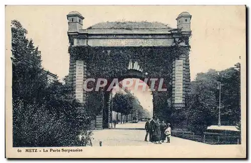 Cartes postales Metz la porte Serpenoise