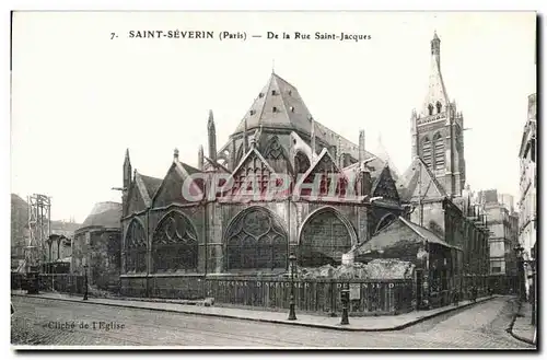 Paris Saint Severin Cartes postales De la rue Saint Jacques