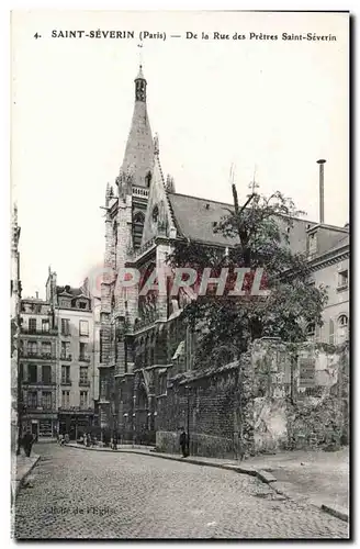 Paris Saint Severin Cartes postales De la rue des Pretres Saint SEverin