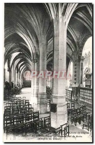 Paris Saint Severin Cartes postales Seconde nef de droite