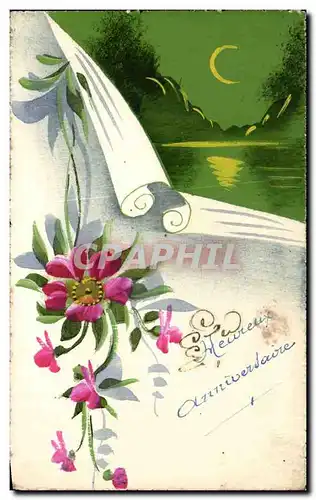 Cartes postales Fantaisie Heureux anniversaire