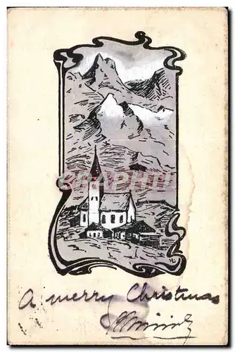 Cartes postales Fantaisie A Merry Christmas Noel