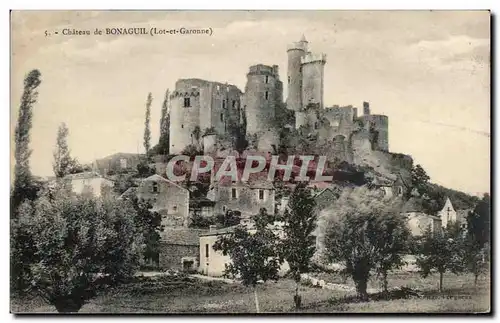 Environs d&#39Agen Chateau Bonnaguil Vue generale Ansichtskarte AK