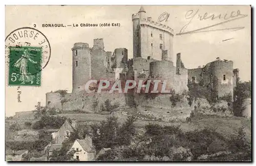 Bonaguil Cartes postales Le chateau (cote Est)