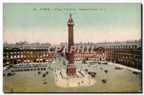 Paris Cartes postales Place Vendome