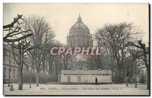 Paris Ansichtskarte AK Val de Grace Vue prise des jardins