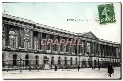 Paris Ansichtskarte AK Colonnade du Louvre