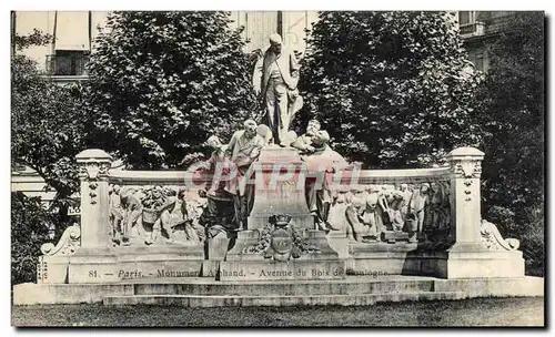 Paris Ansichtskarte AK Monument Alphand Avenue du bois de Boulogne