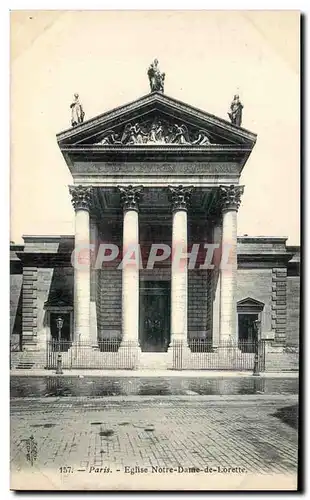 Paris Ansichtskarte AK Eglise Notre DAme de Lorette