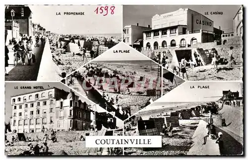 Cartes postales moderne Countainville CAsino La plage Grand hote Promenade