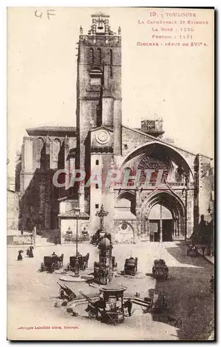 Ansichtskarte AK Toulouse La cathedrale St Etienne