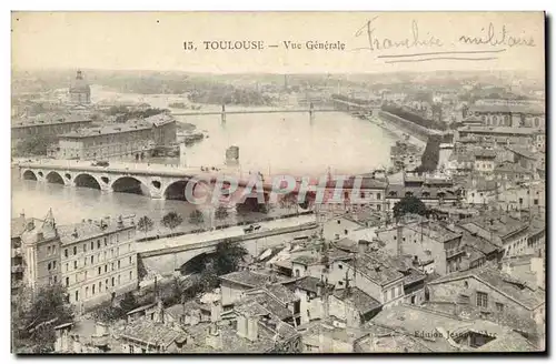 Cartes postales Toulouse Vue generale